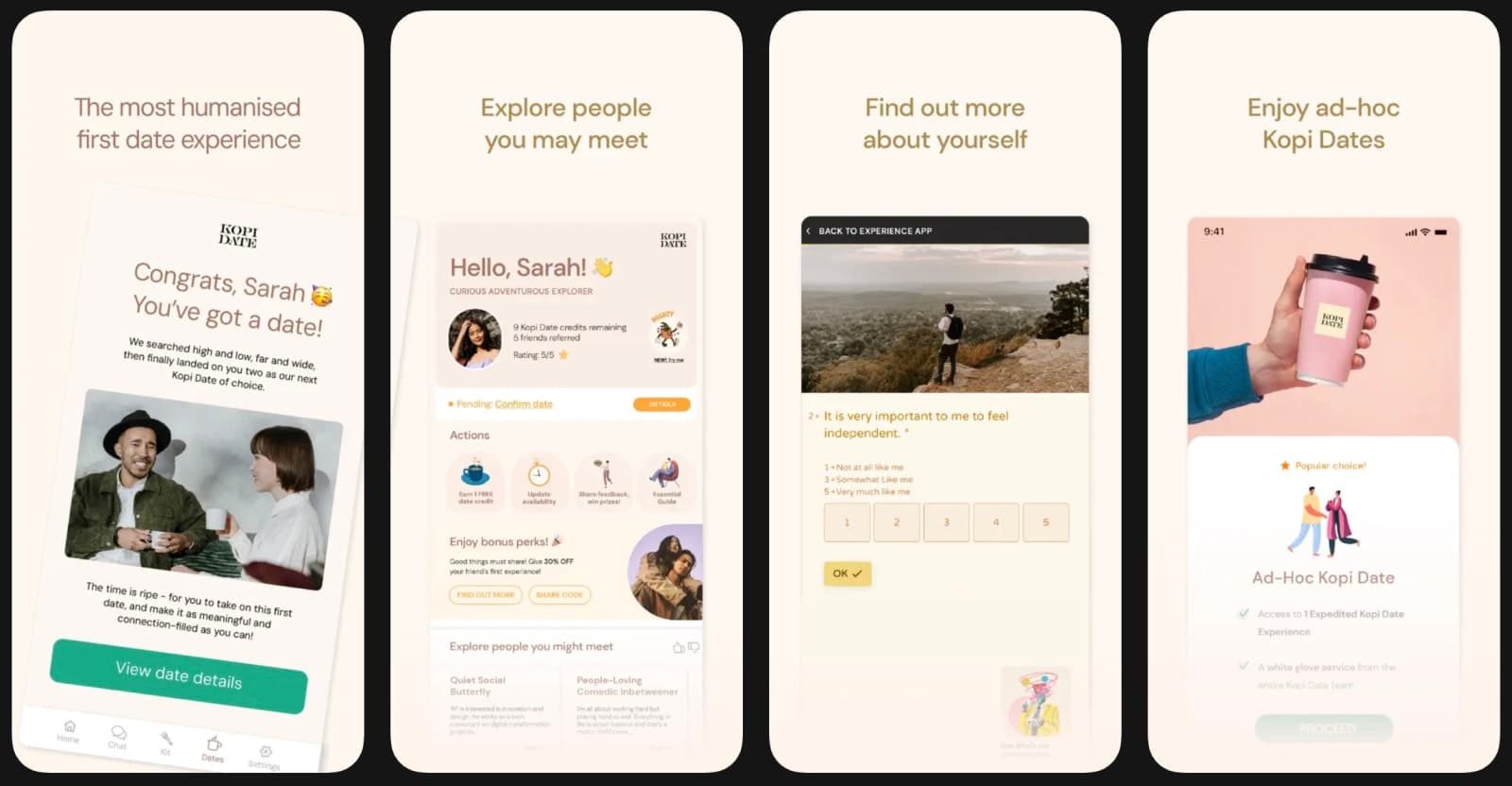 Kopi Date Members App
